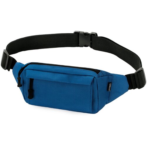фото Сумка поясная toprock, синий, черный