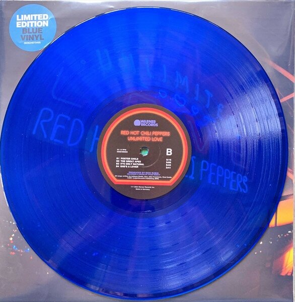 Red Hot Chili Peppers Red Hot Chili Peppers - Unlimited Love (limited, Colour Blue, 2 LP) Warner Music - фото №7