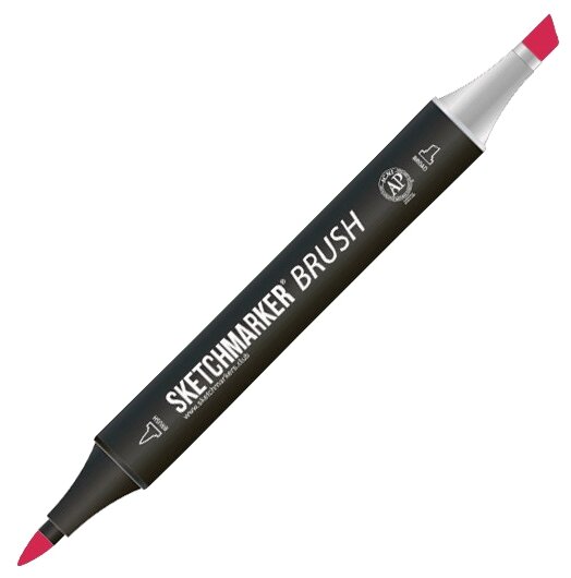 Маркер Sketchmarker Brush двухсторонний на спирт.основе цв.R41 Пурпурный цвет