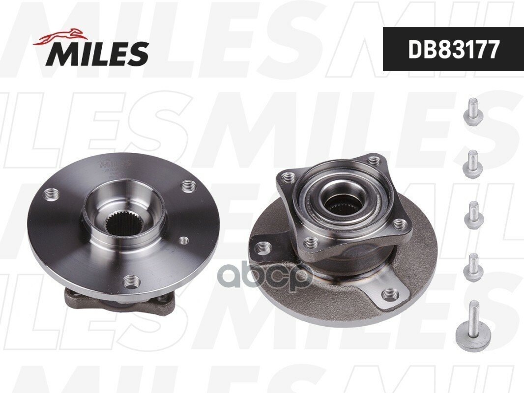 Комплект подшипника ступицы колеса MILES DB83177