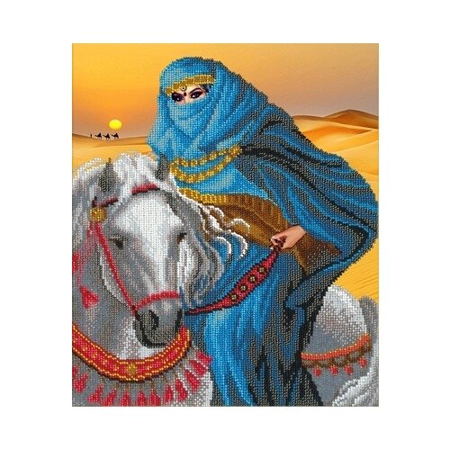 фото Набор среди золотых песков 26х31 русская искусница 1027