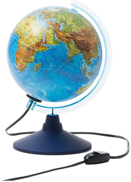 Глобус Земли физико-политический Классик Евро 210 мм (с подсветкой)