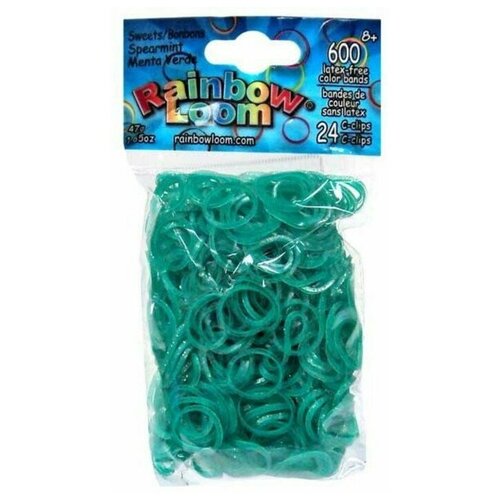 Резинки для плетения браслетов Rainbow Loom Мятные Леденцы, Sweets Spearmint (B0140) резинки для плетения браслетов rainbow loom темно лиловые леденцы sweets deep lilac b0141