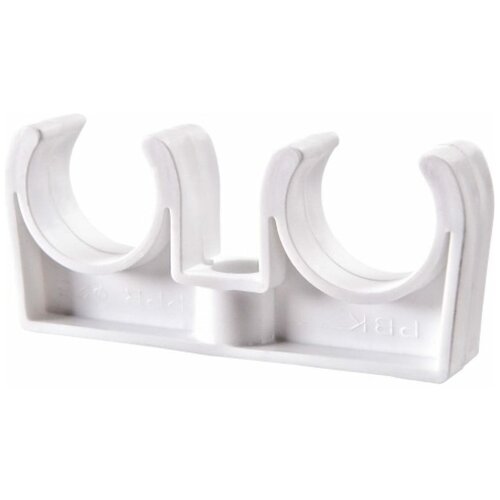 Крепеж для полипропиленовой трубы 20 мм 10 штук / клипса / зажим / держатель труб