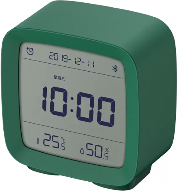 Xiaomi ClearGrass Bluetooth Thermometer Alarm Clock CGD1 Green