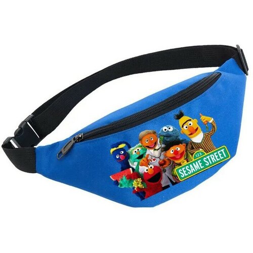 фото Сумка поясная noname, голубой