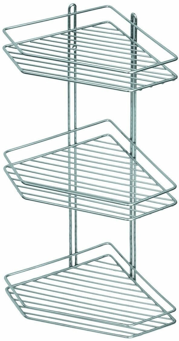 Полка держатели для ванной настенная угловая металл AE-672 Аквалиния Hoff - фото №1