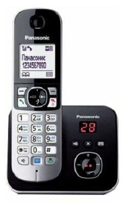Телефон DECT Panasonic KX-TG6821RUB
