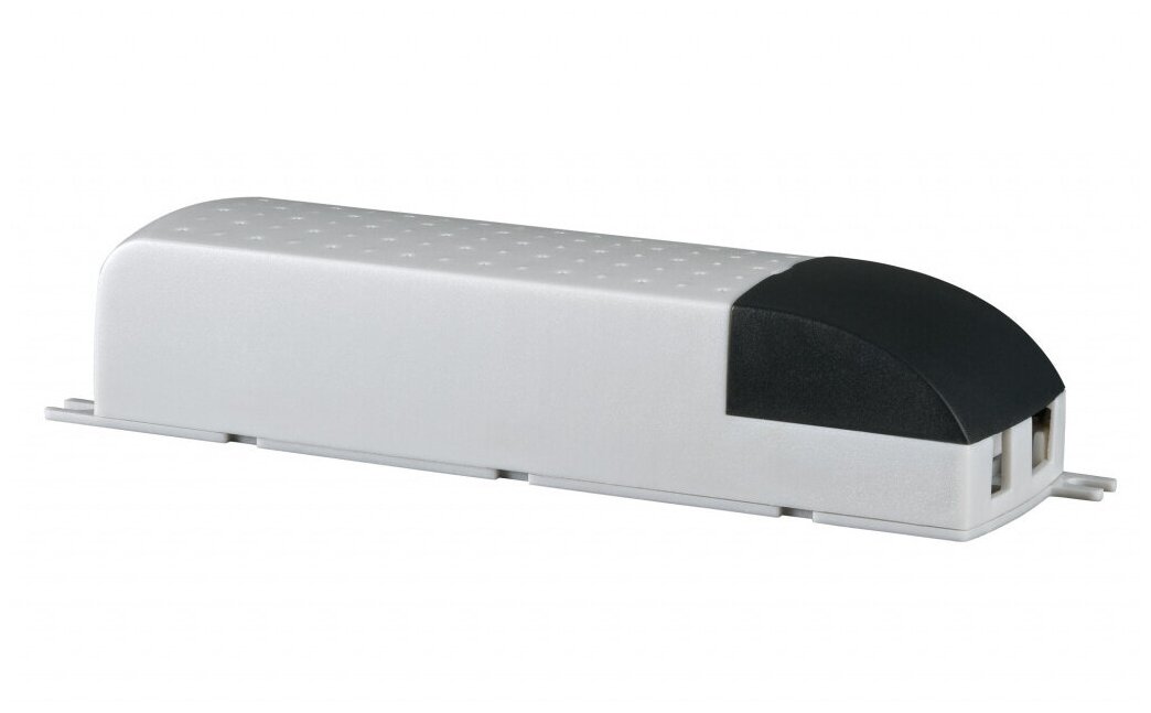 Трансформатор электронный Paulmann VDE Mipro 80Вт 230/12В Серый/Черный Пластик Димм 97754