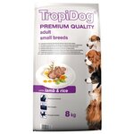 Корм для собак TropiDog ягненок с рисом 8 кг (для мелких пород) - изображение