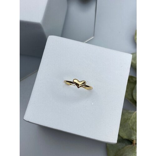 Кольцо на две фаланги, безразмерное, золотой