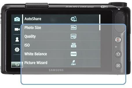 Samsung NX2000 защитный экран для фотоаппарата из нано стекла 9H