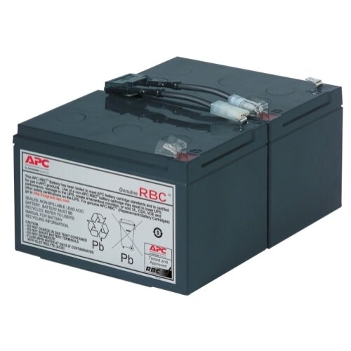 Аккумуляторная батарея APC by Schneider Electric RBC6 12В 12 А·ч батарея для ибп apc rbc17