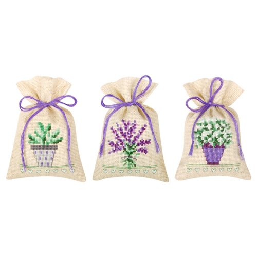 фото Набор для вышивания мешочков (саше) прованс vervaco