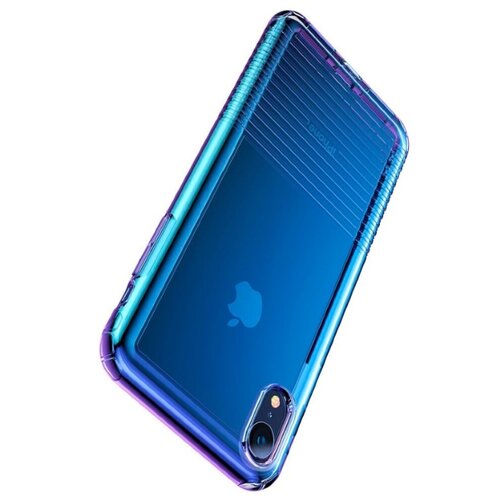 фото Чехол для iphone xr baseus colorful airbag protection - синий (wiapiph61-xc03)