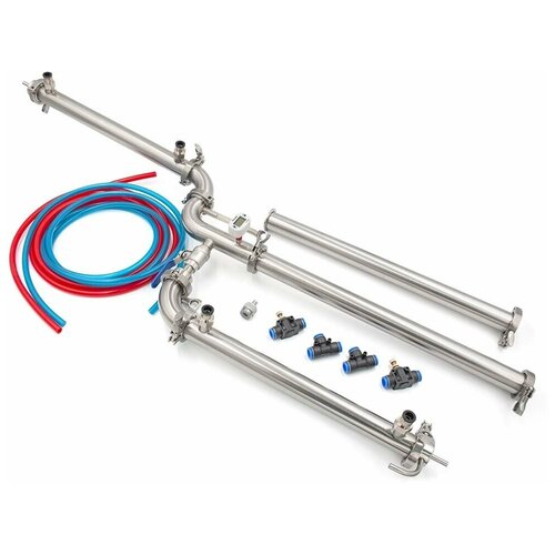 Ректификационная колонна для самогонного аппарата с отбором по пару на 15 дюйма расширенная комплектация 2149000₽