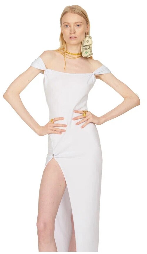 Платье 404 NOT FOUND, размер M/L, белый