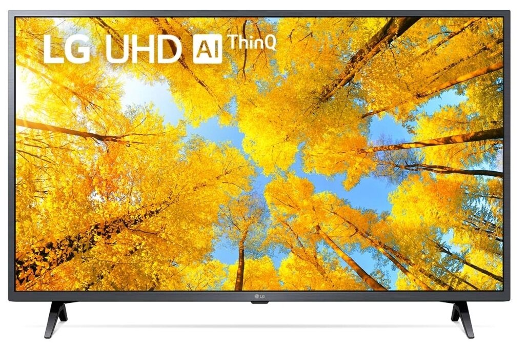Телевизор LED LG 43" 43UQ76003LD.ADKG темный металлик 4K Ultra HD 60Hz DVB-T DVB-T2 DVB-C DVB-S DVB-S2 WiFi Smart TV (RUS)
