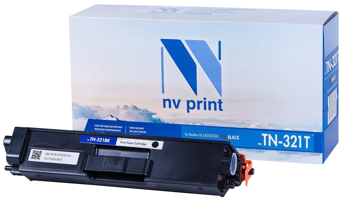 Лазерный картридж NV Print NV-TN321TBk для Brother HL-L8250CDN (совместимый, чёрный, 2500 стр.)