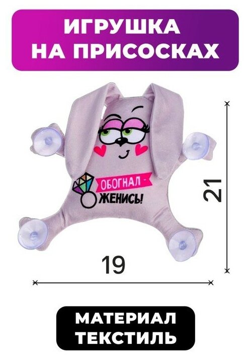 Milo toys Автоигрушка «Обогнал - женись», заяц, на присосках