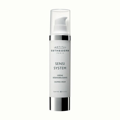 institut esthederm биомиметичный успокаивающий крем calming biomimetic cream 50 мл institut esthederm sensi system INSTITUT ESTHEDERM Крем для лица успокаивающий Sensi System Calming Cream