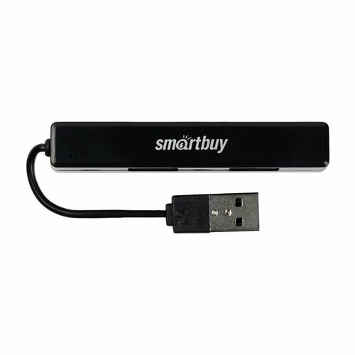 Smartbuy Разветвитель USB портов Smartbuy SBHA-408-K, 4 порта, черный usb хабы smartbuy sbha 6110 k 4 порта черный