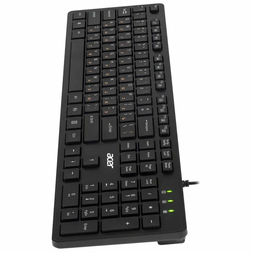 Клавиатура Acer OKW122 черный (zl.kbdee.00c) - фото №14