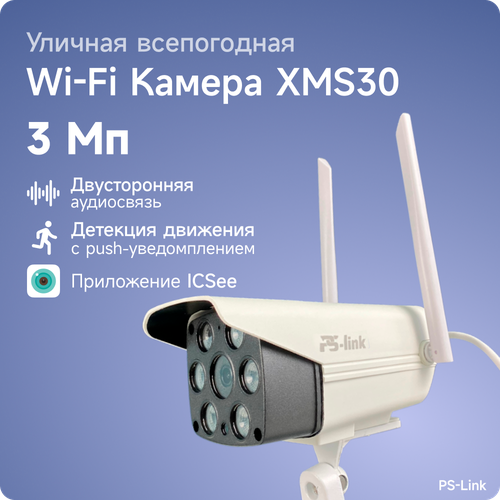 Камера видеонаблюдения PS-Link XMS30 белый 591200₽