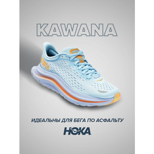 фото Кроссовки hoka, полнота b, размер us8/uk 7.5/eu41 1/3/jpn26, голубой