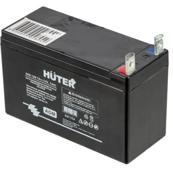 Батарея аккумуляторная Huter 12В 12Ач - фото №15
