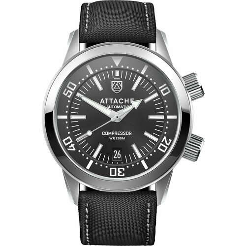 фото Наручные часы attache compressor sb, черный