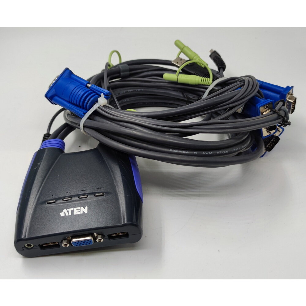 KVM-переключатель CS64U, 4-портовый, USB, VGA, аудио, 1.8м
