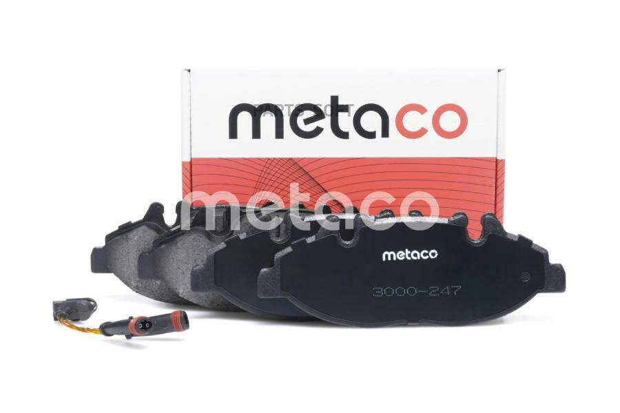 METACO 3000-247 Колодки тормозные передние к-кт