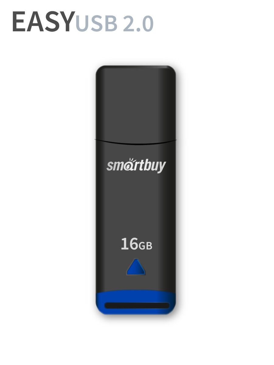 Флешка USB 2.0 SmartBuy 16 ГБ Easy ( SB016GBEK )