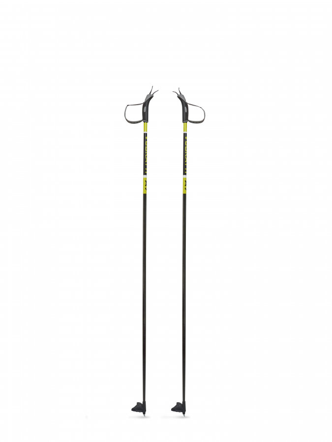 Лыжные палки VUOKATTI Black/Yellow 100% стекловолокно 140 см