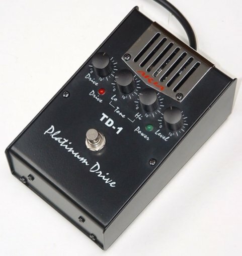 Педаль эффектов для электрогитары Aria TD-1 Platinum Tube Drive, Aria (Ария)