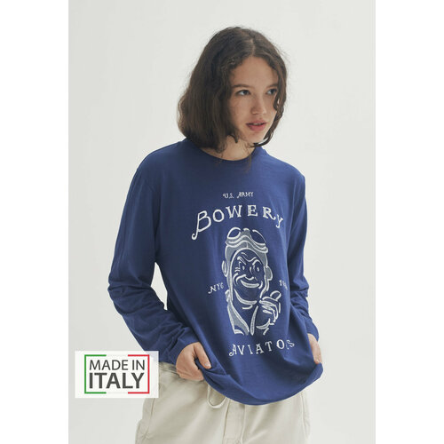 фото Лонгслив bowery nyc, размер s, синий