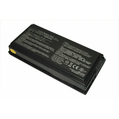 Аккумулятор для ноутбука Asus F5 X50 X59 серий 4400mAh черная аккумуляторная батарея для ноутбука asus f5 x50 x59 5200mah oem черная