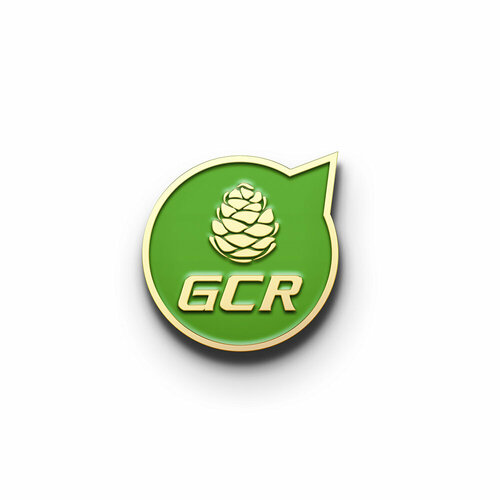 Значок GCR, зеленый