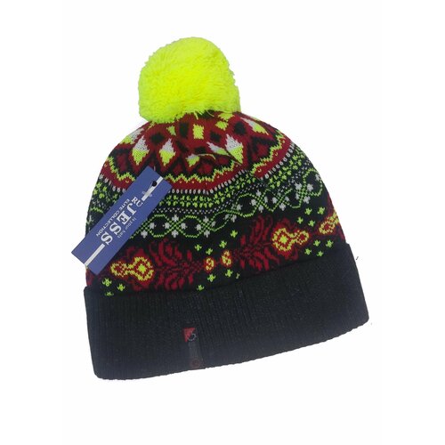 фото Шапка jess, размер универсальный, желтый, красный