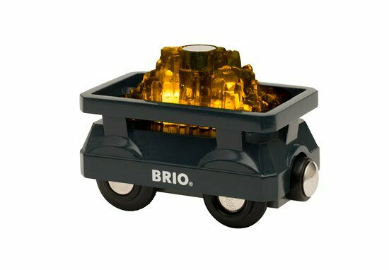 BRIO Вагончик с светящимся грузом золота 33896