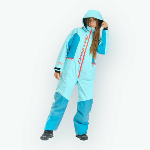 Комбинезон Dragonfly Зимний утепленный комбинезон Dragonfly TEENAGER Gravity Baltic 2023, размер 152-158, голубой