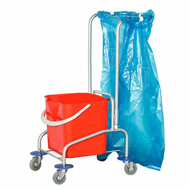 фото Алюминиевая одноведерная тележка без отжима