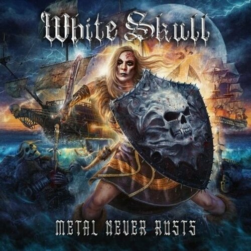 WHITE SKULL Metal Never Rusts, LP (Curacao Vinyl) white skull metal never rusts lp curacao vinyl