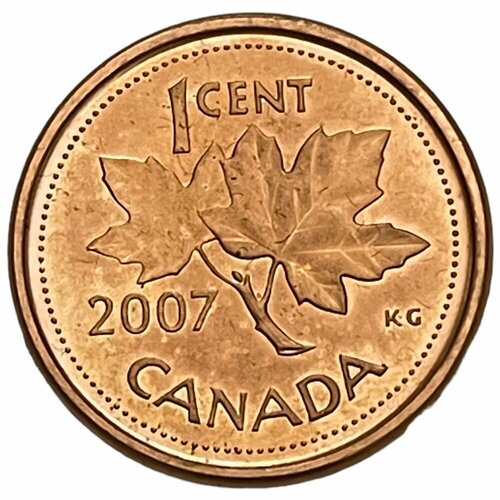 Канада 1 цент 2007 г. (Cu/St) канада 1 цент 2004 г cu zn