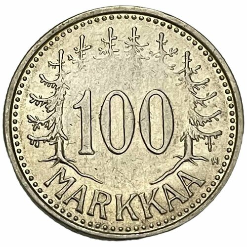 Финляндия 100 марок 1957 г. (H)