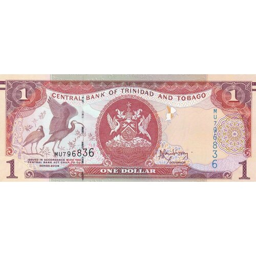 банкнота номиналом 10 долларов 2006 года тринидад и тобаго Тринидад и Тобаго 1 доллар 2006 г. (2)
