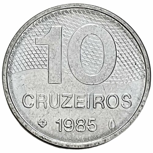 Бразилия 10 крузейро 1985 г. бразилия 10 крузейро 1962 г