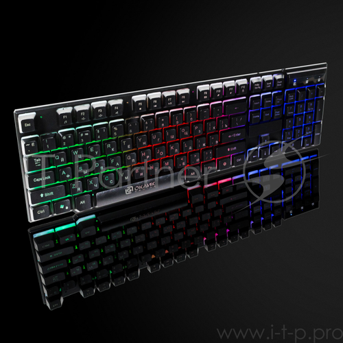 Клавиатура Oklick 780G черный USB LED 144000₽