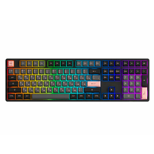 Клавиатура Akko 5108S RGB (Cream-Yellow Switch) Black-Pink 309904